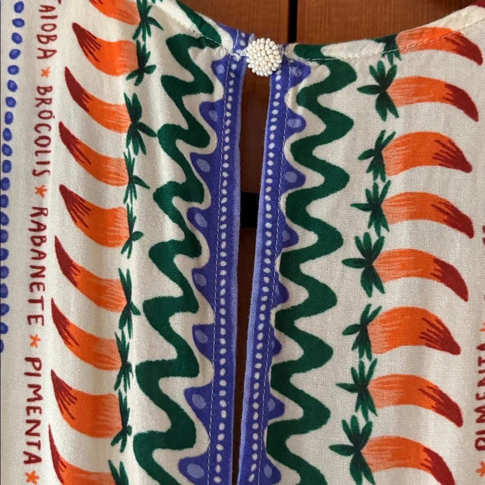 FARM Rio  V-neck Kaftan Maxi Cut out Dress - Picture 8 of 8